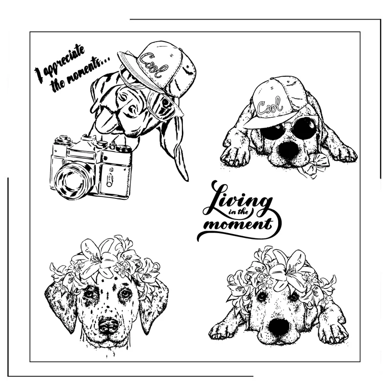 

Cute Animal Avatars Clear Stamps Scrapbooking Crafts Decorate Photo Album Embossing Cards Making Clear Stamps New