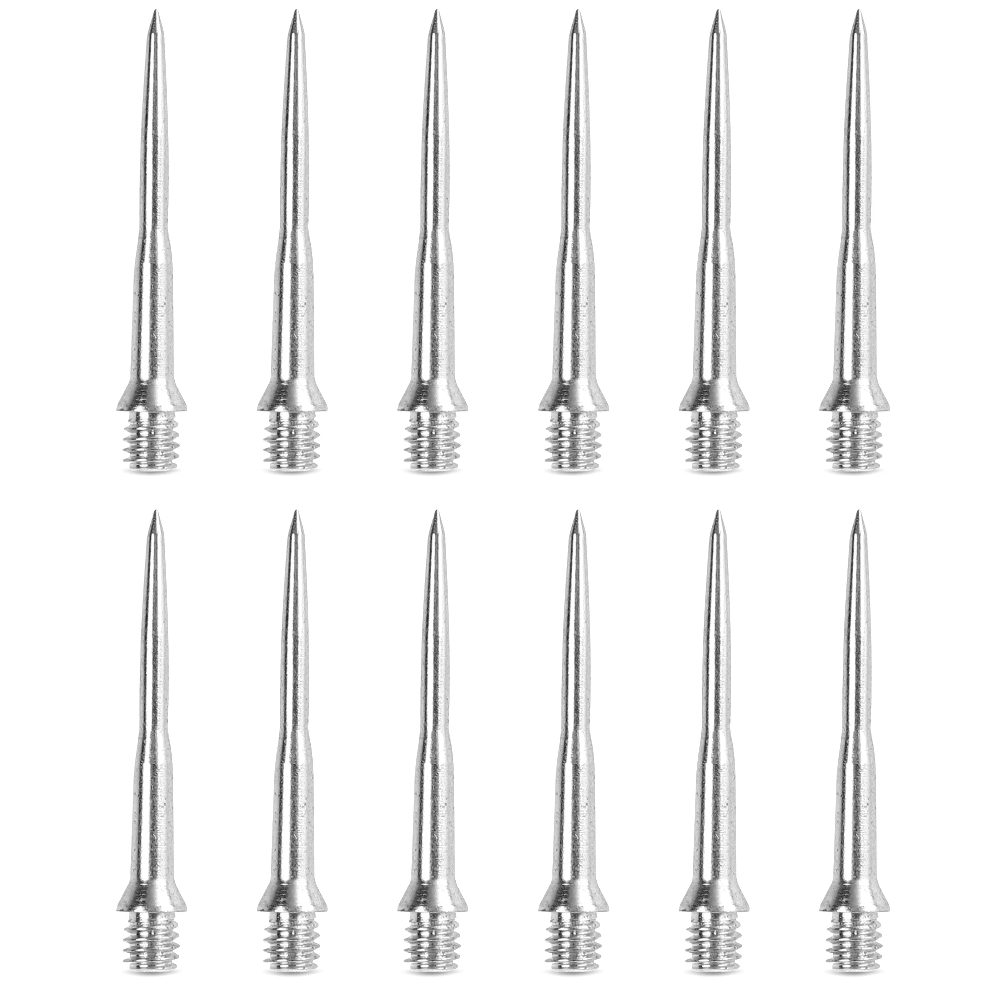 CyeeLife 12 Packs Steel Dart Tips stainless steel,2BA Switch Connector Tool For Soft Darts