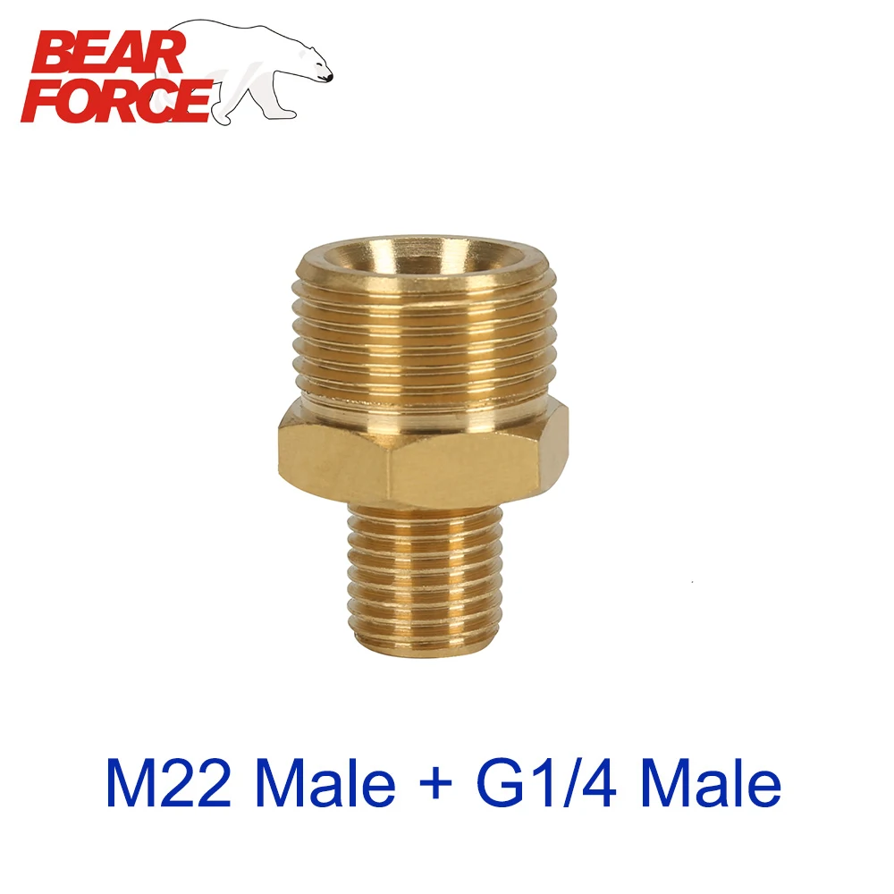 Pressure Washer Brass Adapter M22 + G1/4