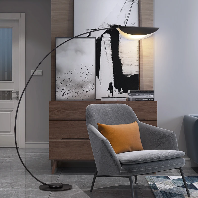 

Fishing Floor Lamps Bedroom Living Room Lamp Nordic Simple Modern Light Luxury Designer Personality Creative Vertical Lighting