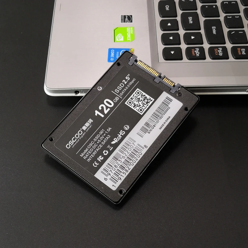 Oscoo-قرص صلب Sata SSD ، 2.5 بوصة ، لأجهزة الكمبيوتر المكتبية ، 60 جيجابايت ، 120 جيجابايت ، 240 جيجابايت ، رقائق TLC ثلاثية الأبعاد ، 2258XT