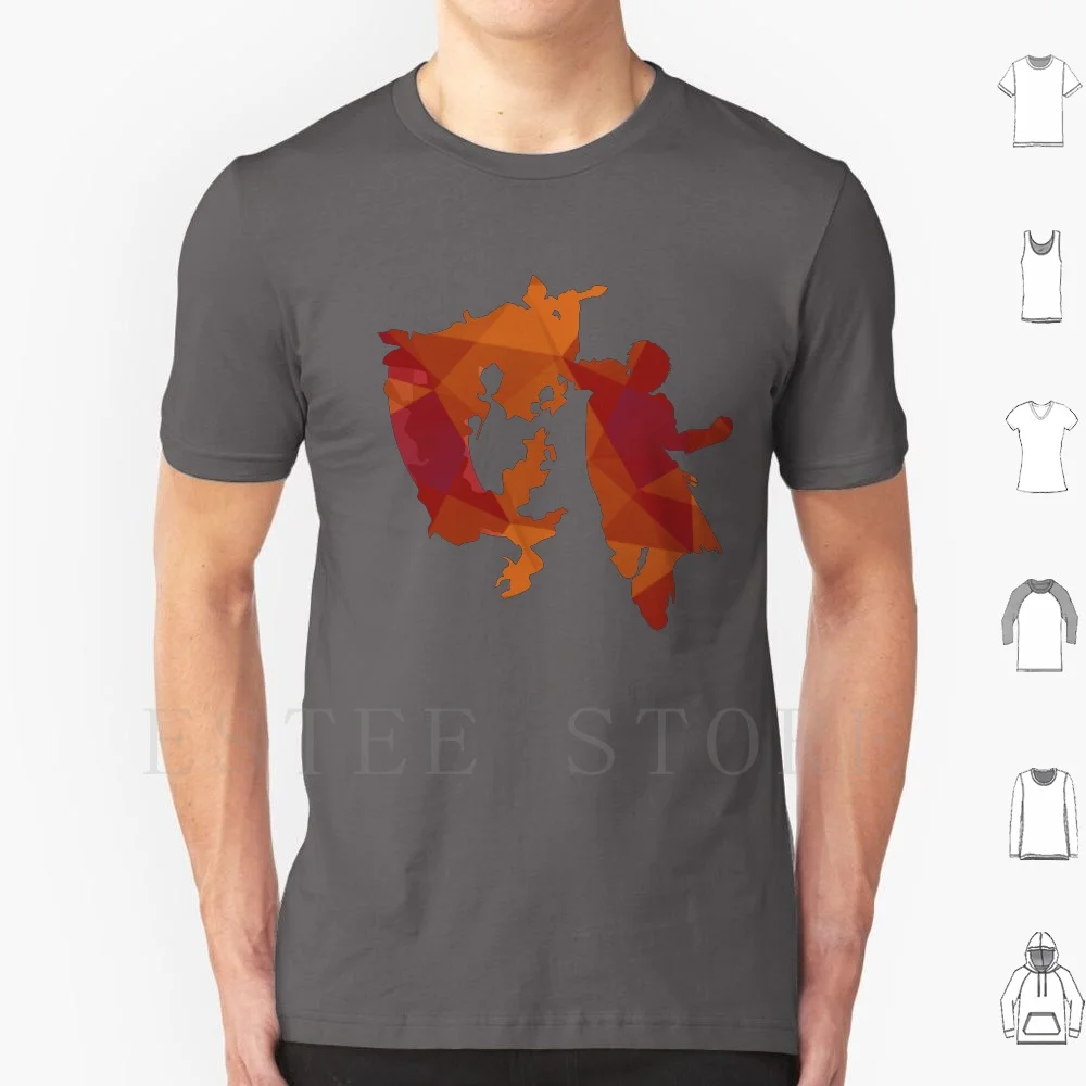 Roy-Fractal Camiseta de algodón para hombre DIY estampado Roy Fire Emblem Fire Emblem Sword Of Seals Kevandre Fractal