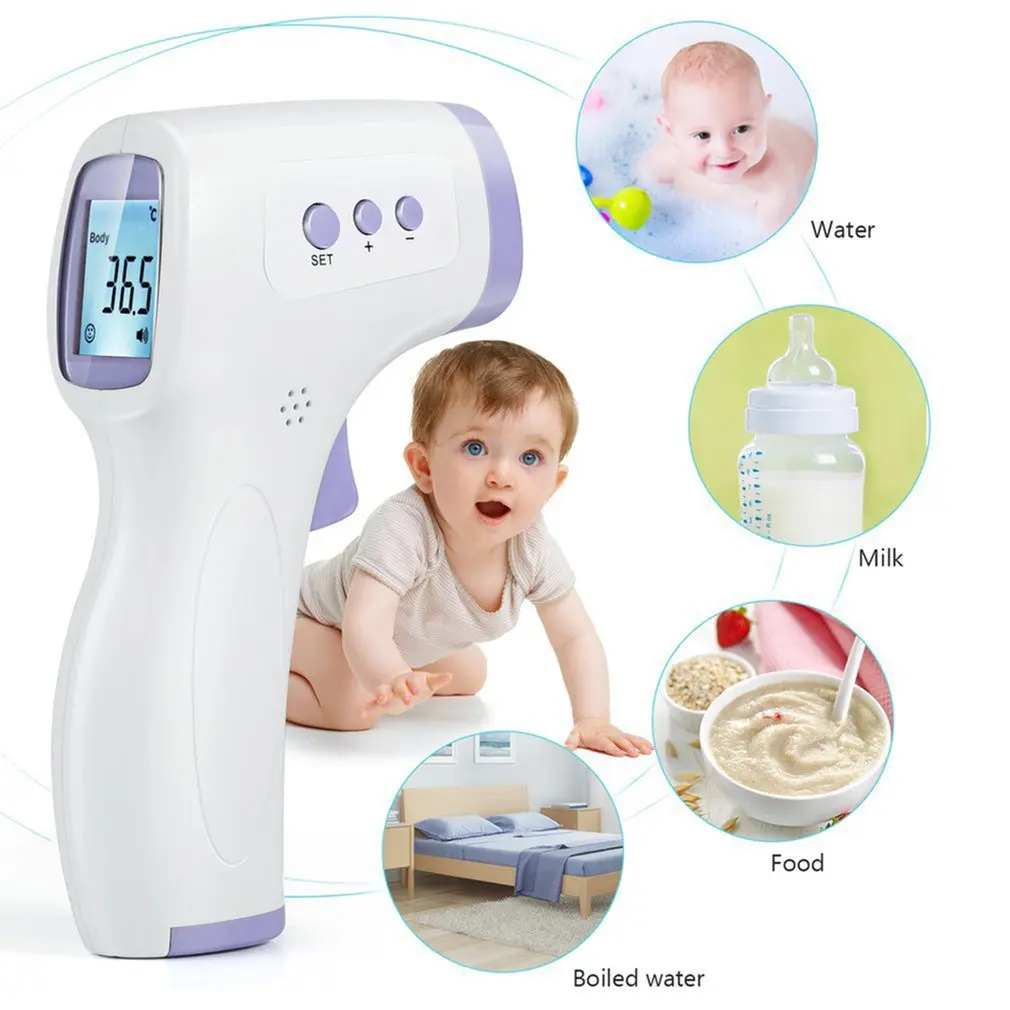 Portable Non-contact Infrared Thermometer for Forehead Infant Adult Medical Digital Display Body Health Measurement Device