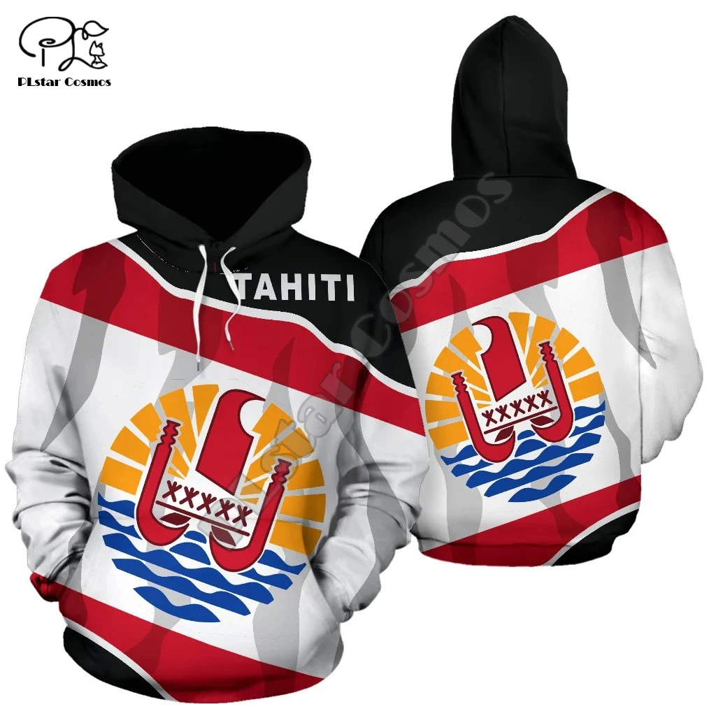 NewFashion Tahiti Country Art Flag Tribal Culture Retro Streetwear Tracksuit Men/Women Pullover 3DPrint Funny Casual Hoodies D-7