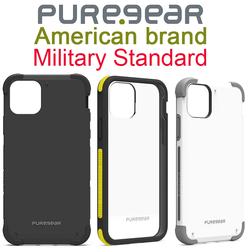 PureGear iPhone Protective Case For iPhone 11 11 Pro Max Heavy Duty Shockproof Silicone Phone Cases