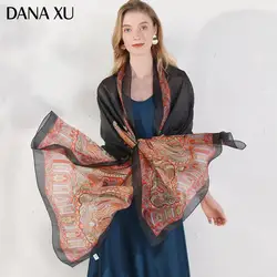 Silk Long Scarf Luxury Brand Women New Design Beach Blanket Shawl Wear Swimwear Bandana Hijab Face Shield Foulard 2020