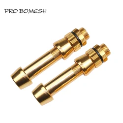 Pro Bomesh 1pcs 18# 20# All Metal Spinning Reel Seat Surf Rod Carp Rod Boat Rod Reel Seat DIY Fishing Reel Seat Gunsmoke Color