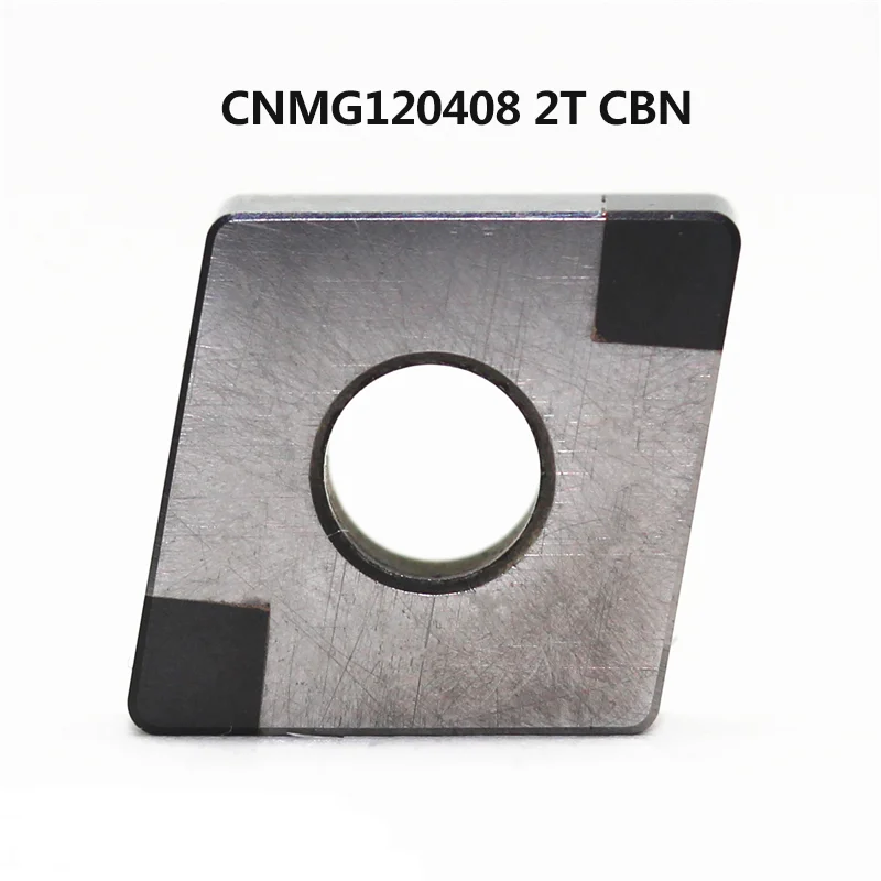 

1PC CNMG120404 2T CBN CNMG120408 2T CBN CNC Lathe Diamond Inserts CNMG 2T Knife Metal Turning Cutter Tool for Hard Steel