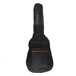 Fashion Waterproof Guitar Case Double Strap Padded Black Guitar Case Backpack Shoulder Strap Classical Guitar Bag for 38-41Inch