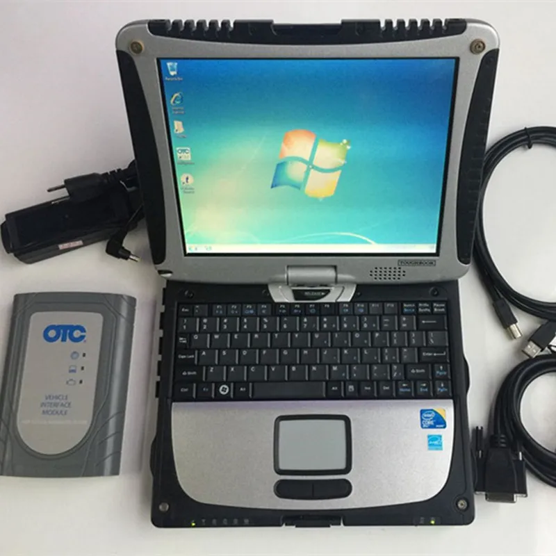 

For Toyota Diagnose Scanner GTS IT3 OTC Software Installed in Laptop CF19 I5 4G Touch Ready to Work Global Techstrea Cable