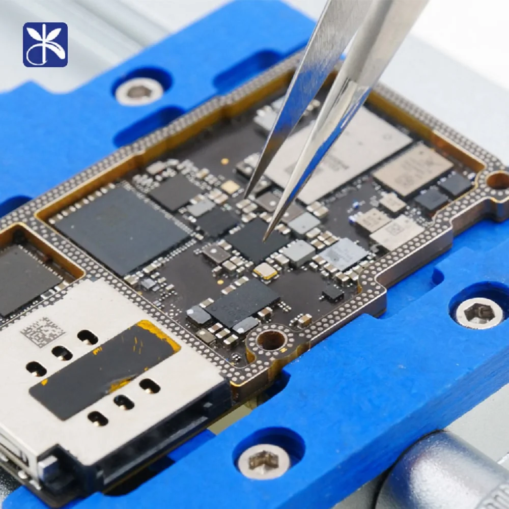 MIJING K23 Daul เพลา PCB Fixture Soldering ผู้ถือโทรศัพท์มือถือ CPU IC Chip Fix Repair เครื่องมือชุดสำหรับ iPhone เชื่อม hold