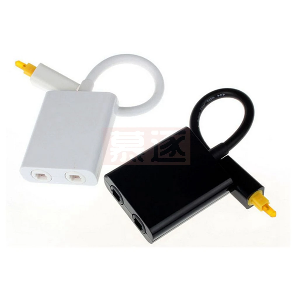 SPDIF Digitale Optical Audio Splitter 2 Weg Toslink Splitter Adapter 1 eingang 2 Ausgang SPDIF Optische Kabel Splitter Hub für C