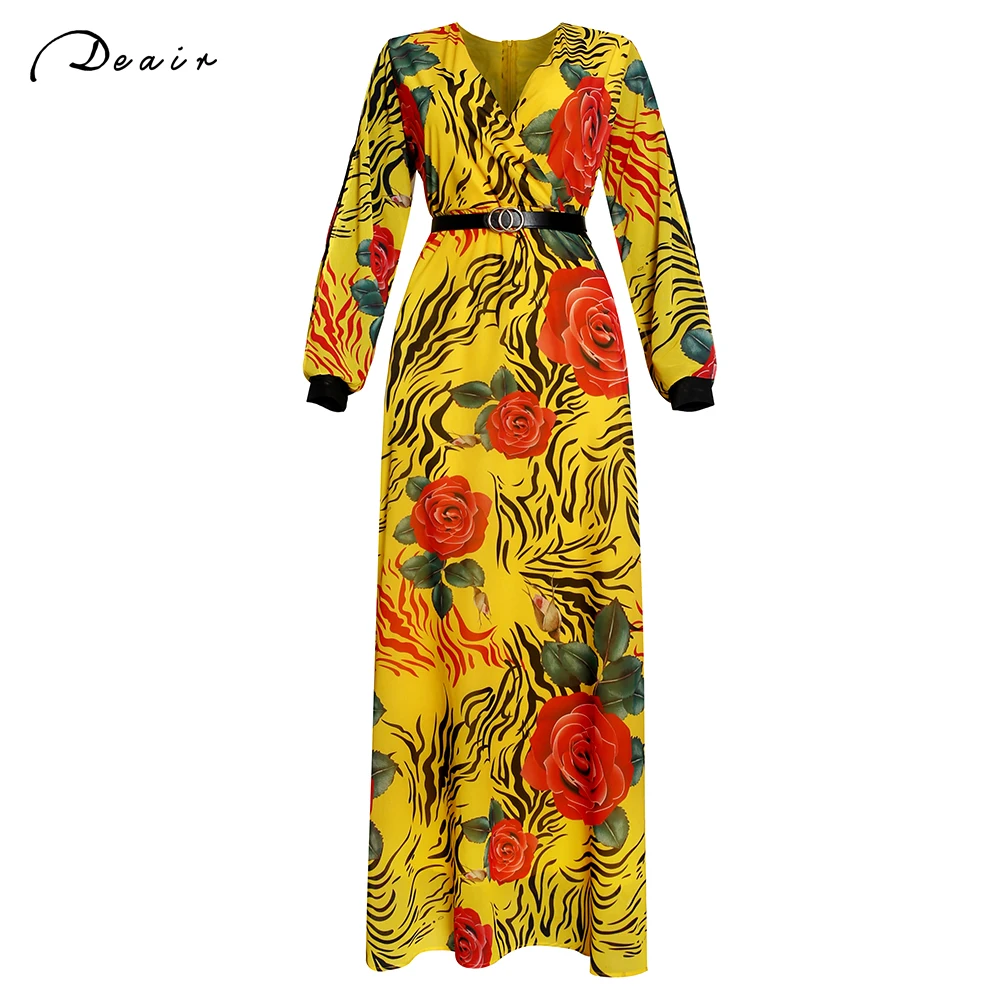 African Drucken Boho Chiffon Kleider Frauen Langarm Elegante Abendkleid Ankara Dashiki Maxi Kleid Dubai Abayas 2021 Herbst