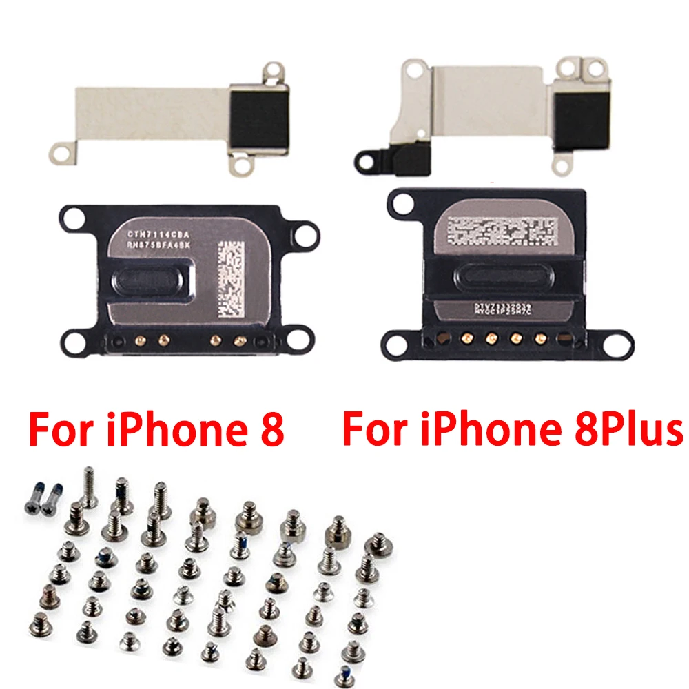 Top Ear Speaker For iPhone 6 6Plus 6sPlus 7 7P 8 Plus Earpeice Listening With Bracket And Full Screws Set