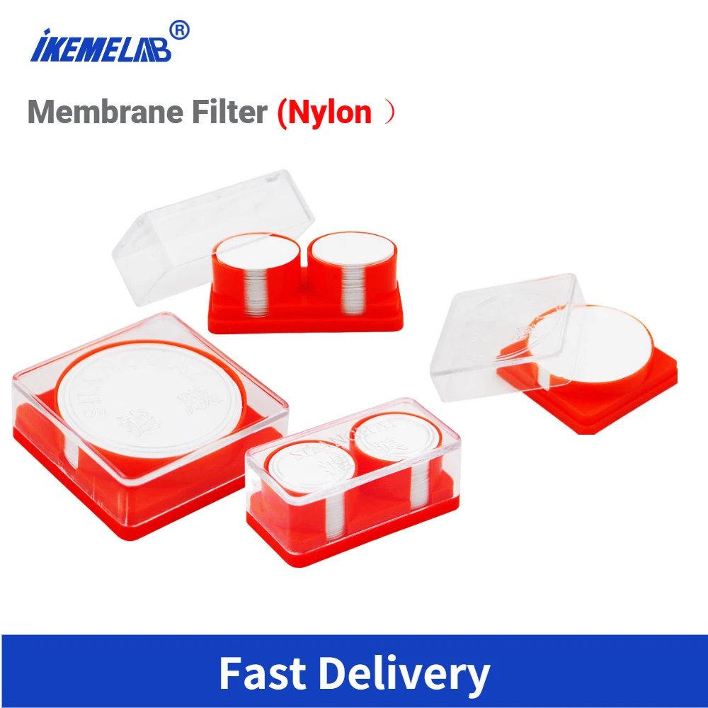 

IKEME Nylon Membrane 13mm 25mm 50mm 100mm Organic Microporous Membrane Micropore Filter 0.22um 0.45um