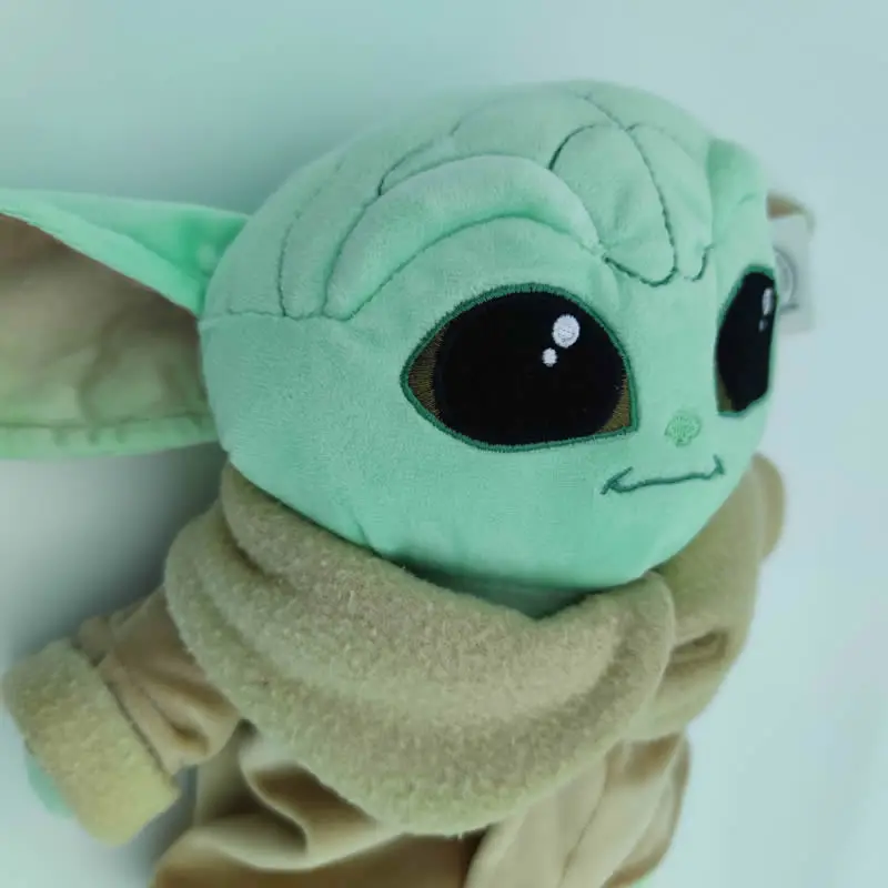 24cm Cute Force Awakens Baby Yodaing War Plush Boy Toy Star Wisdom Master Yoda Stuffed Soft Children Doll