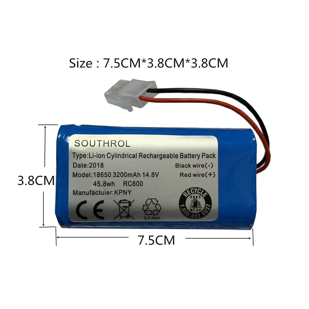 Di alta qualità 14.8V 2800mAh/3200mAH Chuwi batteria Ricaricabile Batteria per ILIFE ecovacs A4S V7s A6 V7s pro Chuwi iLife batteria