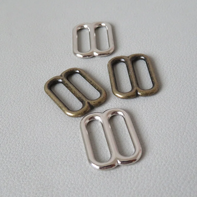 100 قطعة/الوحدة بالجملة 20 مللي متر مشبك معدني المنزلق لحقيبة الظهر DIY ملحق الضابط حزام حلقة الأجهزة الكلب طوق الحيوانات الأليفة المشبك #6