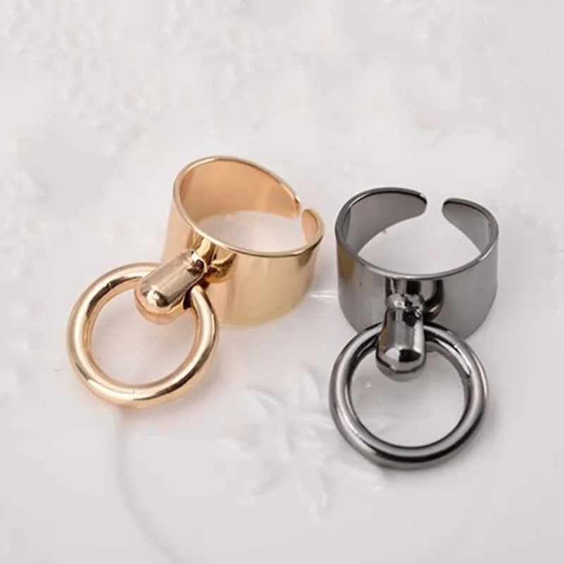 2020 Size is adjustable Accessories wholesale minimalist wind Rings of metal fan ring joint ring Ladies fashion ring