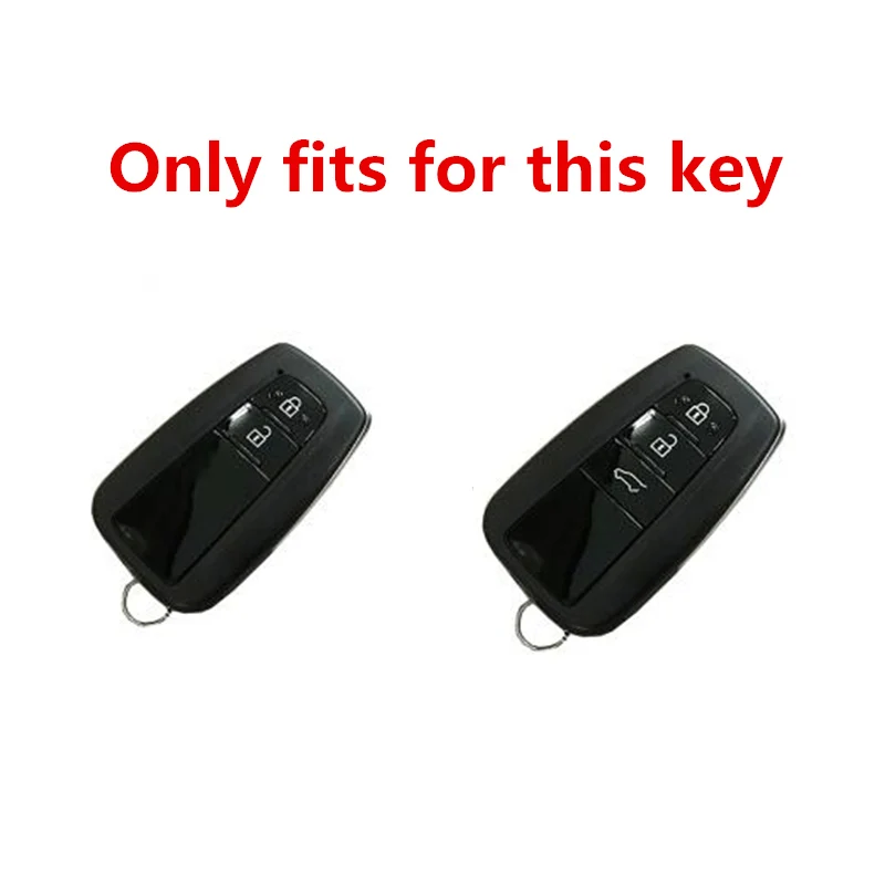 High quality ABS Car Key Cover For Toyota Camry Prado 2017 2018 CHR Prius Corolla RAV4 Remote Key Shell Case Styling Accessories