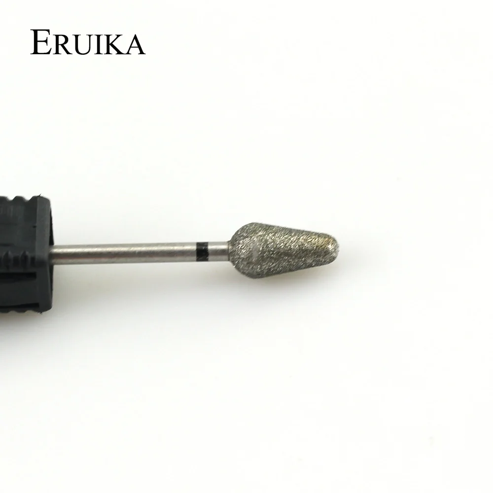 ERUIKA 1PCS Diamond Nail Boor 3/32 "Rotary Mills Cuticle Burr Accessoires Manicure Snijders Boor Nail Art Gereedschap