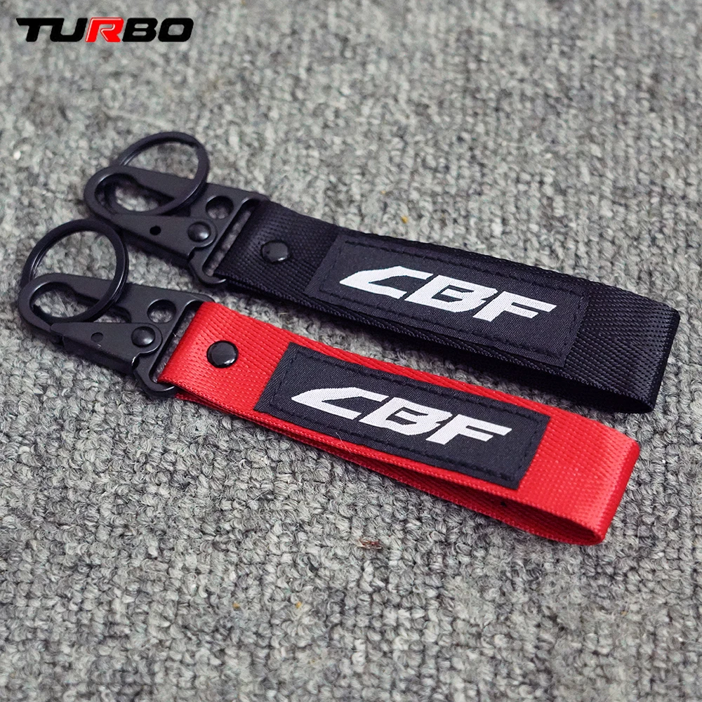 

For Honda CBF 125 150 250 500 600 600s cbf1000 SA CBF600 CBF1000 CBF250 CBF500 CBF125 Motorcycle Nylon lanyard keychain keyRing
