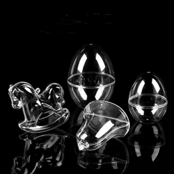 Multi-shape Transparent Christmas Ball Candy Chocolates Box Christmas Wedding Decorations Home Party Gift Boxes Window Display