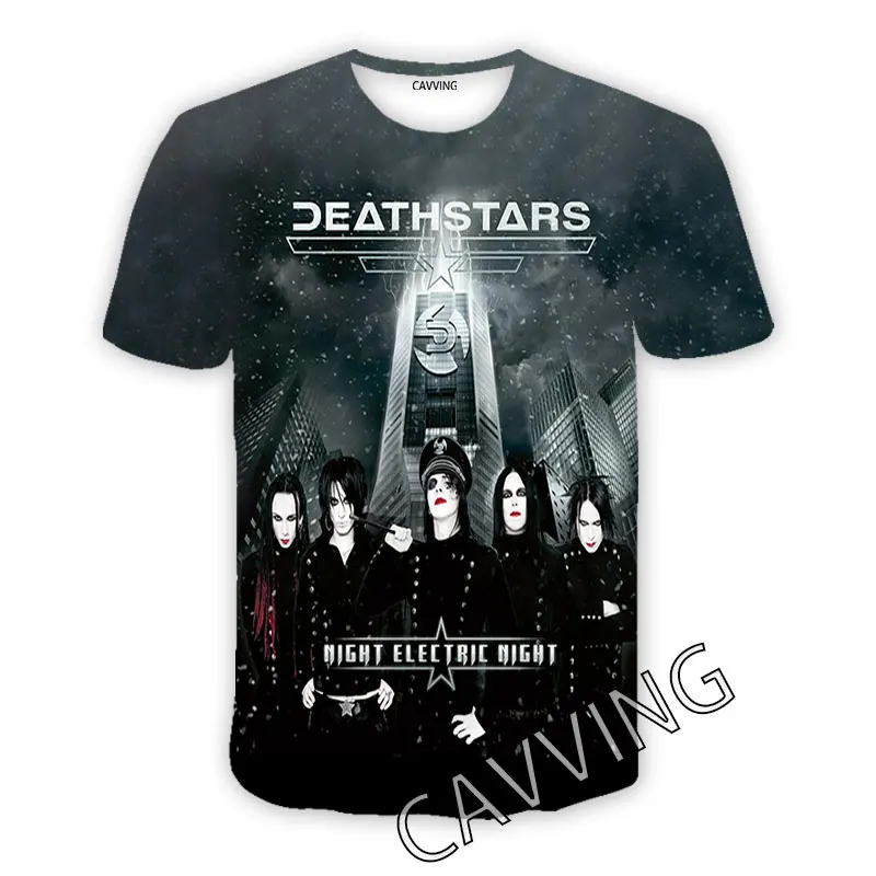 CAVVING 3D Printed  DEATHSTARS  Band  Casual T-shirts  Hip Hop Tee Shirts Harajuku Styles Tops Clothing for Men/women