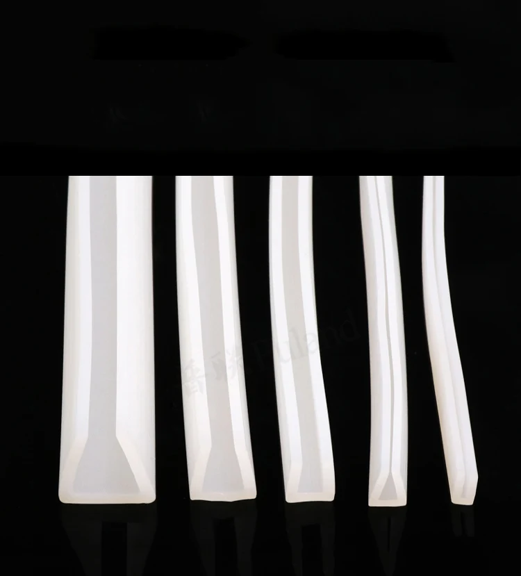 

Solid Silicone Rubber Sealing Strip White Silicone U Shape High Temperature Resistant Non-slip and Waterproof
