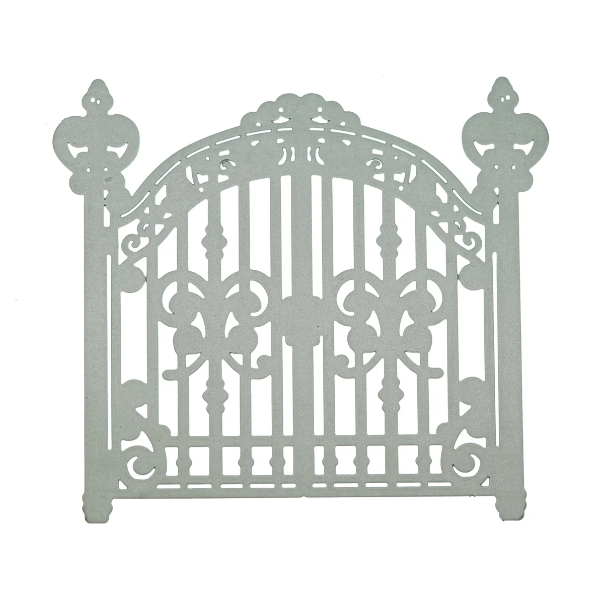 ขนาดใหญ่ขนาด Iron Gate รูปร่างซองจดหมายตัดโลหะตาย Scrapbooking DIY การ์ดอวยพร Border Punch Stencil