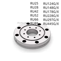 RU1008 RU42 RU66 RU85 RU124 RU148 RU178 RU228 RU297 RU445 UUCC0P5 cuscinetto a rulli incrociati cuscinetti per macchine utensili robot giradischi