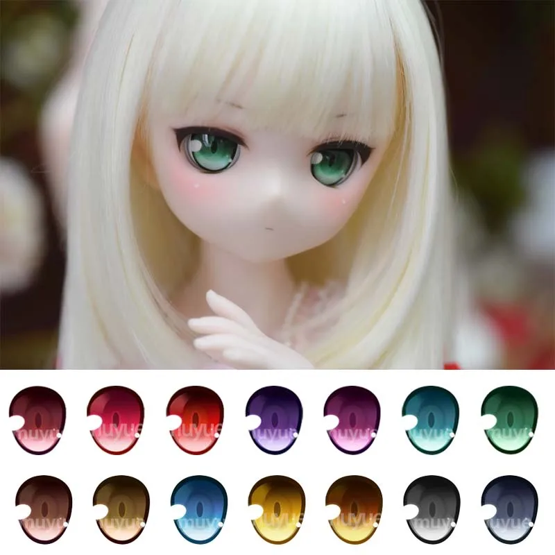 BJD eyes doll Metallic effect 10mm-24mm doll acrylic eyes for 1/8 1/6 1/4 1/3 BJD SD DD DollfieDream doll accessories 10mm-24mm