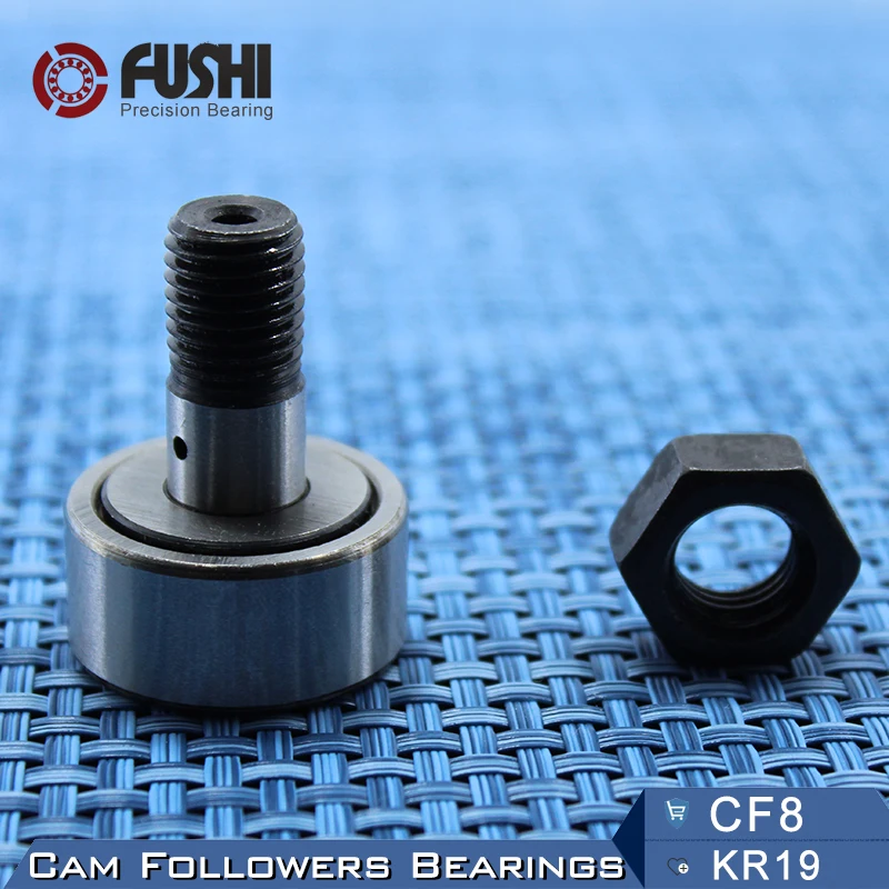 KR19 CF8 Cam Followers Bearing 8mm 2PCS Stud Type Track Rollers KRV19 CF8B NAKD19 KR19PP / UU Bearings CF-8