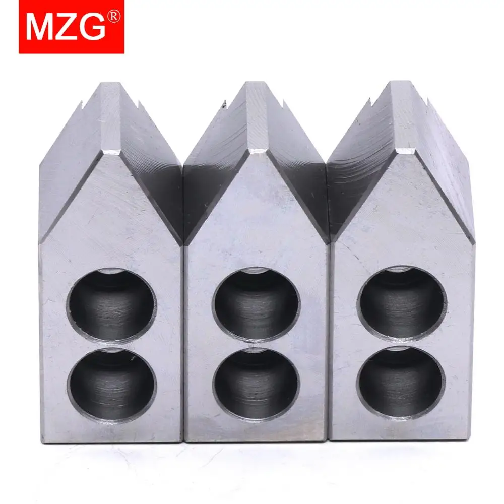 MZG 5 8 10 12 inch 60 Degree Standard Hollow Soft Jaw for CNC Lathe Boring Cutting Tool Machining