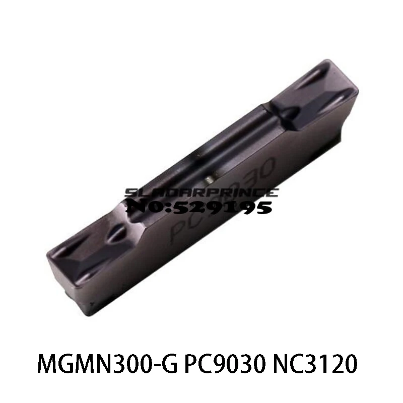 Original MGMN300-G PC9030 MGMN300-G NC3120 Inserts MGMN 300 Two-Headed CNC Cutting Carbide Turning Inserts Lathe Tools