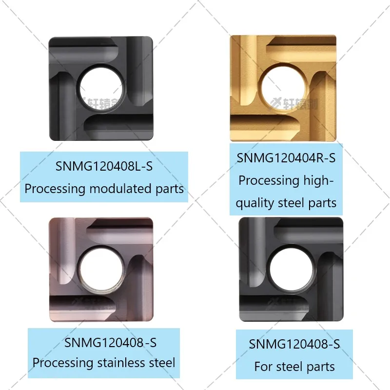 10 pçs carboneto de inserção snmg120404 SNMG120408-S xc3020 metal ferramenta de torneamento cilíndrico torno cnc ferramenta snmg torneamento