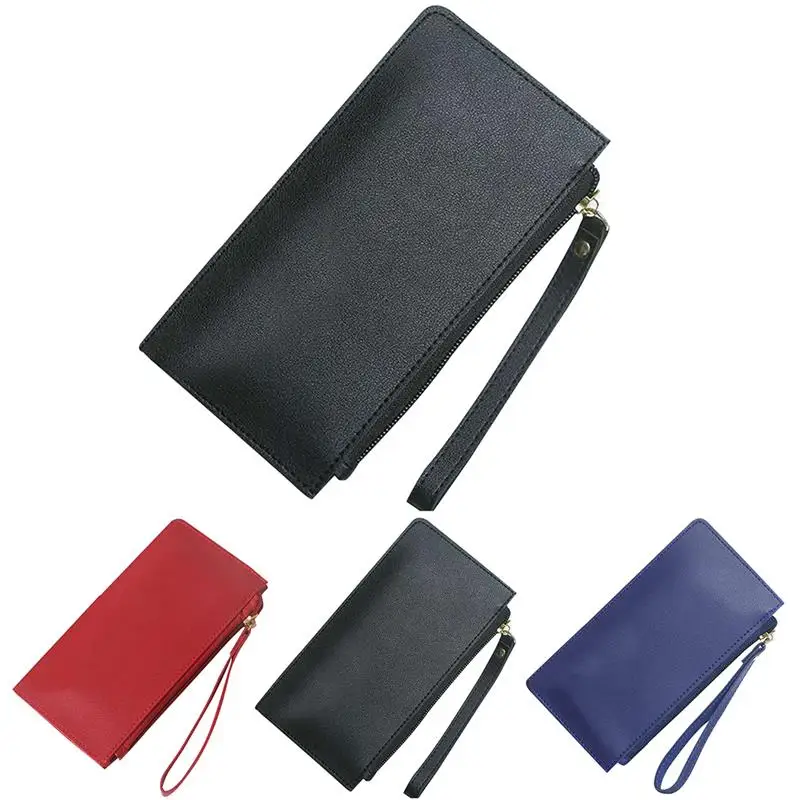 

Clutch Wallet Fashion Wristlet Wallet Handbags Money Bag Zipper Coin Purse Cards ID Holder Clutch Woman Wallet PU Leather