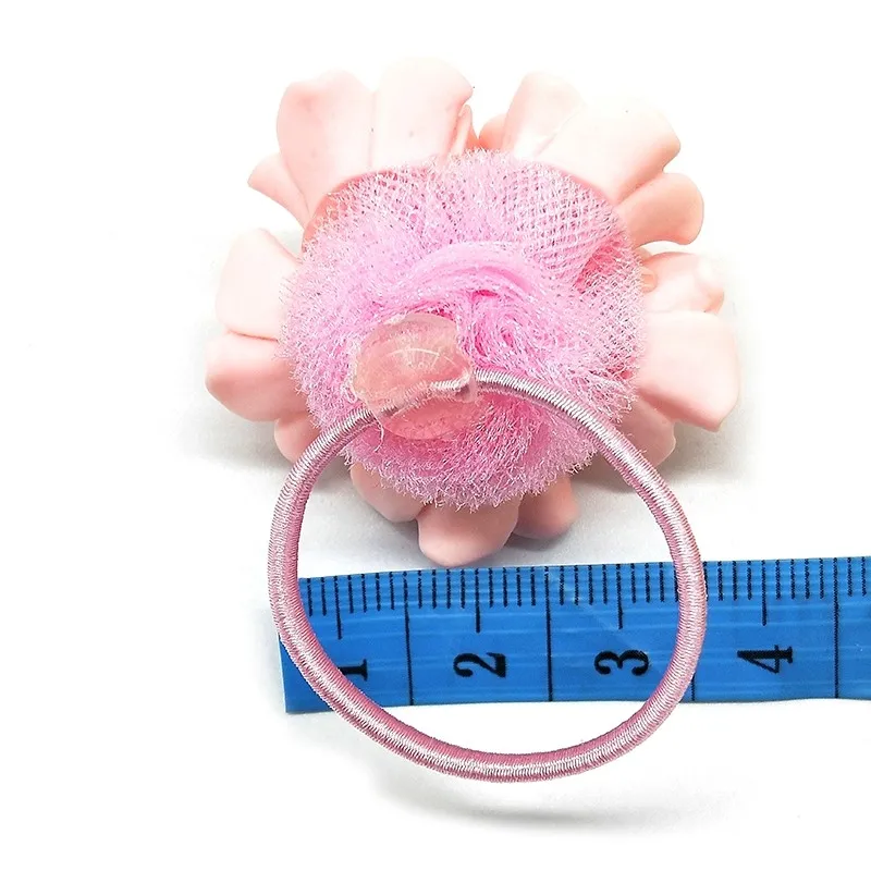 Children's hair band rubber band girls head flower jewelry flower hair ring baby princess tiara head rope child hair accessories