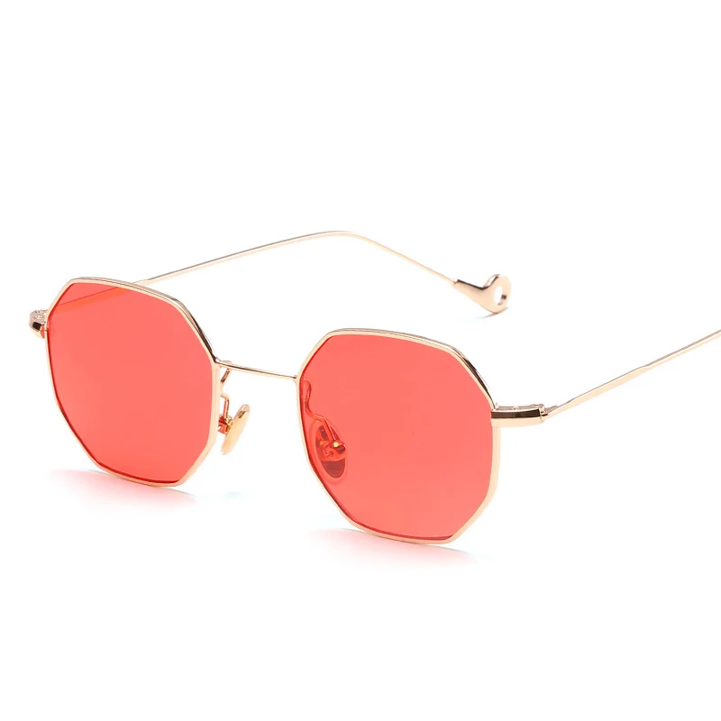 Woman\'s Fashion Metal Sunglasses Small in high quality with case Men\'s  Designer  Eye Glasses Square for Man Discount