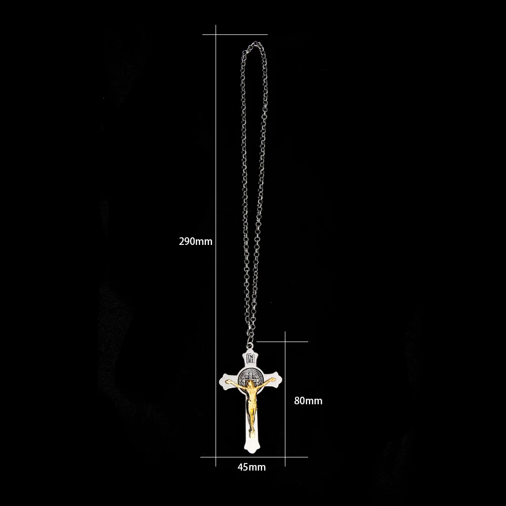 Car Accessories Rearview Mirror Decoration Catholic Jesus Cross Christ Religious Car Pendant Hanging Wall Crosses Crucifix Cross