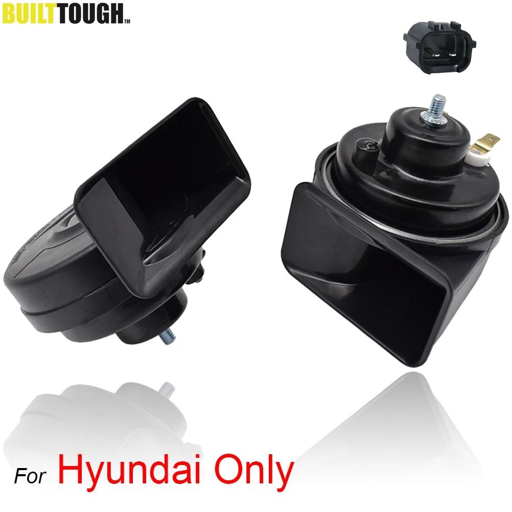 12V Car Horn Snail Type Horn For Hyundai i10 i20 i30 Accent Getz Sonata Snata FE Tucson 410/510Hz High Low Pitch Auto Horns