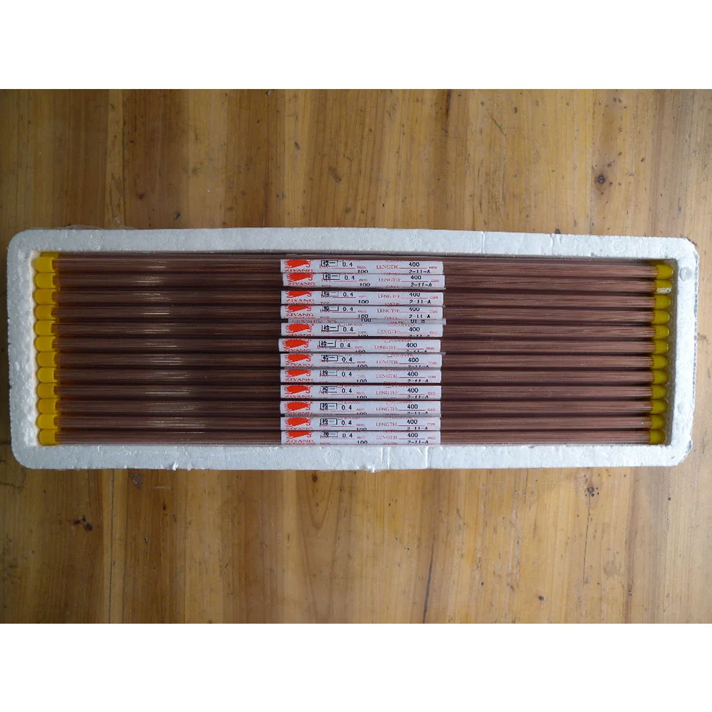 Tử Dương Đồng Điện Cực Ống 1 Lỗ 0.4*400Mm Cho EDM Máy Khoan