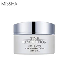 MISSHA Time Revolution White Cure Blanc Control Cream 50ml Ageless Nourishing Whitening Face Toner Skin Care Korea Cosmetics