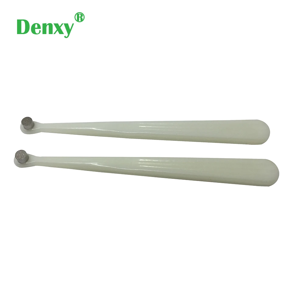 Denxy 2pcs Dental Orthodontic Band Seater Pusher DoubleTip Elevator Dental Ring Push Lift Autoclavable Instrument Plastic