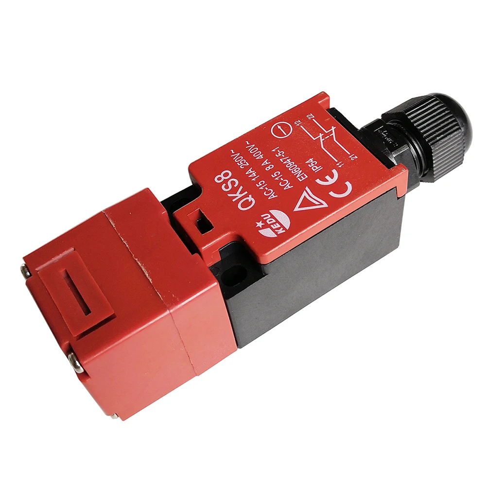 KEDU QKS8 Sicherheit Tür Switch Begrenzung Schalter Lock Türen Schlüssel Schalter Doppel Pole Funktion F1 F2 F3 Kabelverschraubung M16 m20
