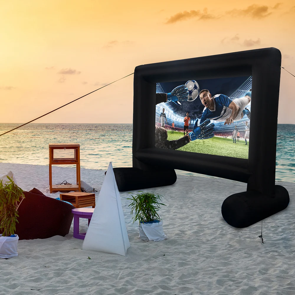 High quality Inflatable Outdoor Projector Movie film Screen Blow Up Mega Projector Screen Cinema Home theatre