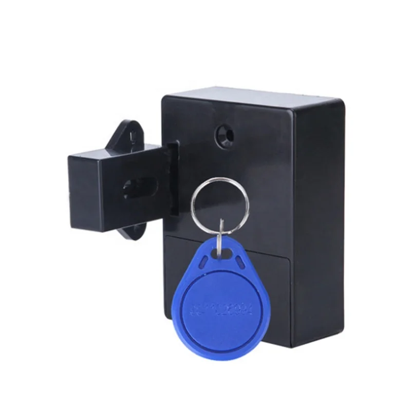 สมาร์ทล็อคอิเล็กทรอนิกส์ไม่มีรูติดตั้งที่มองไม่เห็นซ่อน RFID เฟอร์นิเจอร์ Keyless ประตูล็อคสําหรับลิ้นชัก/ตู้ Sensor Locker