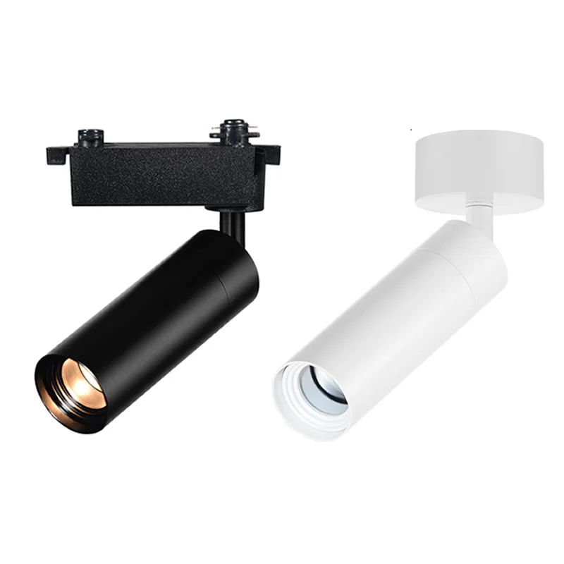 Zoomable Led Spotlights Ceiling Light Wall Lamp Spot Light Fixture Track Lighting Surface Mounted Museum Showcase Indoor