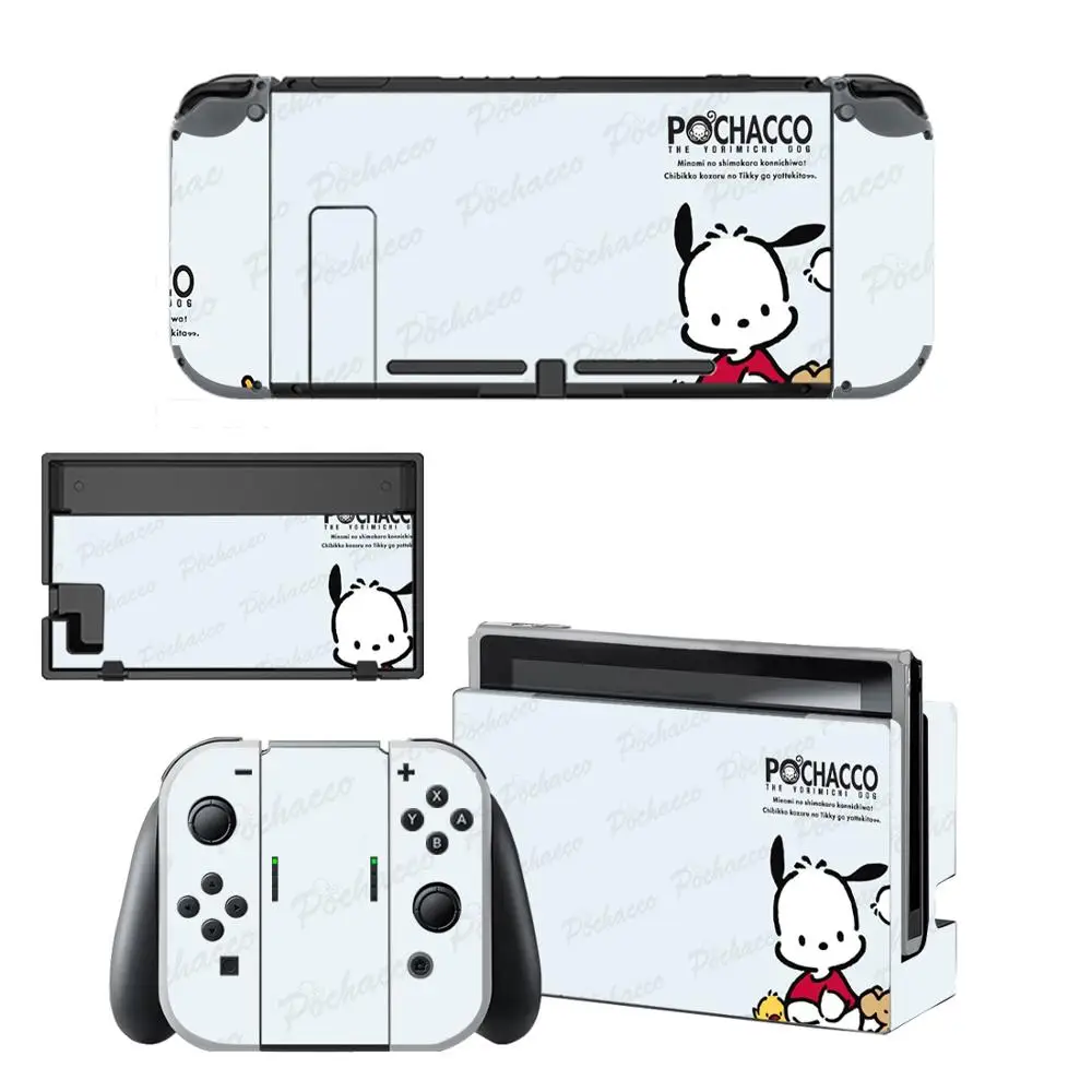 Pochacco Dog Nintendo Switch Skin Sticker NintendoSwitch stickers skins for Nintend Switch Console and Joy-Con Controller Vinyl