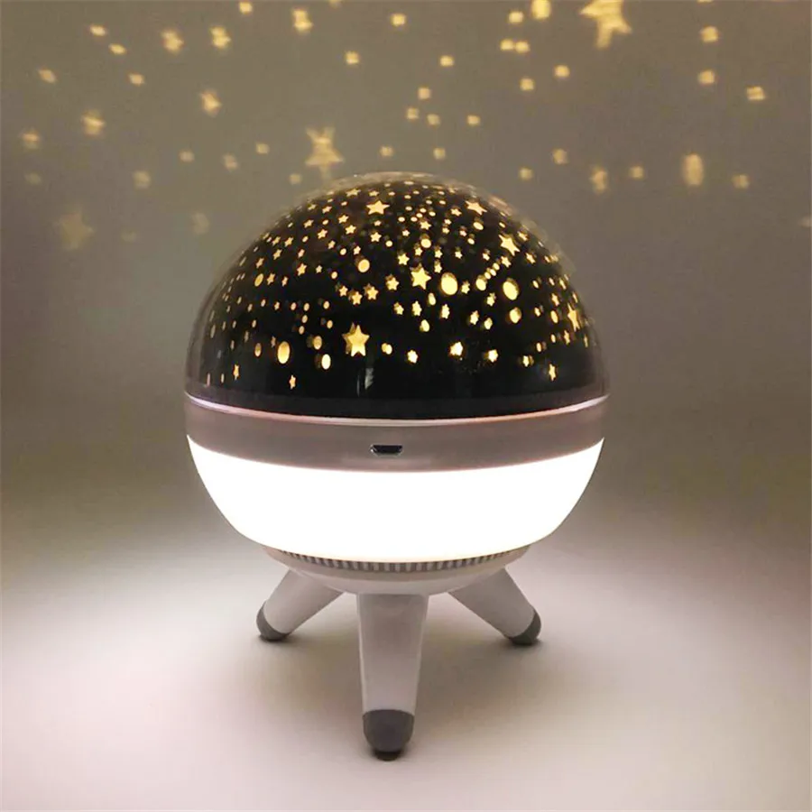 Brelong Led Night Light Rotating Projector Spin Starry Sky Star Master Children Kids Baby Sleep Romantic Led USB Lamp Projector